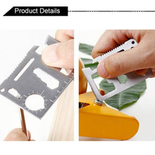 Cargar imagen en el visor de la galería, herramienta multifuncional de tarjeta de credito