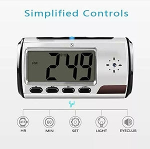 Reloj camara escritorio ranura micro sd