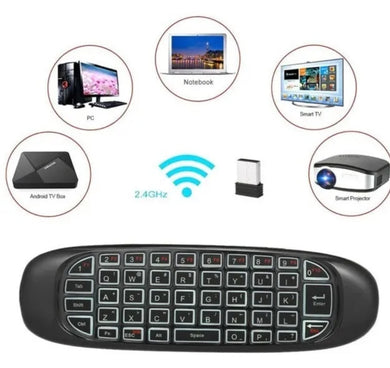 Control Teclado Mouse Inalambrico Compatible Todo Tv Smart