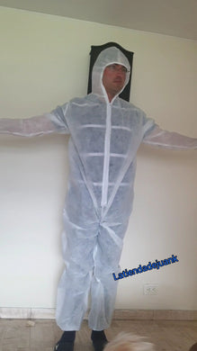 Overol tela quirurjica talla m + zapatones